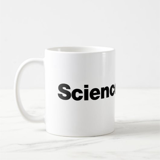 Wissenschaft Kaffeetasse (Links)