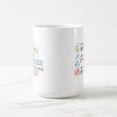 Wissenschaft Kaffeetasse (Mittel)