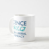 Wissenschaft Kaffeetasse (Vorderseite Links)
