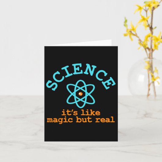 Wissenschaft Karte (Gelbe Blume)