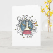 Wissenschaft Karte (Gelbe Blume)