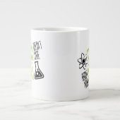 Wissenschaft kümmert sich nicht Jumbo-Tasse (Vorderseite)