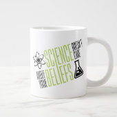 Wissenschaft kümmert sich nicht Jumbo-Tasse (Rechts)