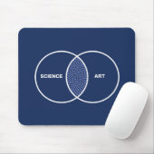 Wissenschaft/Kunst Venn Diagramm Mousepad (Mit Mouse)