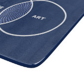 Wissenschaft/Kunst Venn Diagramm Schneidebrett (Ecke)