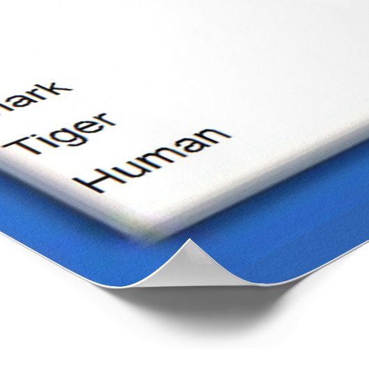 Wissenschaft, Lebensmittelkette, Sekundärverbrauch Poster (Ecke)