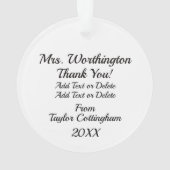 Wissenschaft - Lehrer - Ornament (Rückseite)