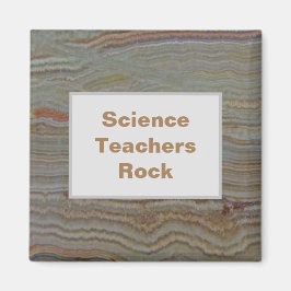 Wissenschaft Lehrer Wertschätzung Stripe Onyx Viel Magnet