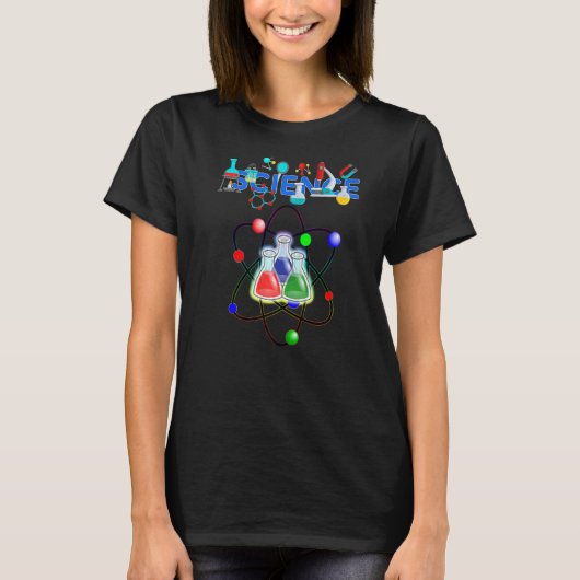 Wissenschaft Lover I Liebe Science T-Shirt (Vorderseite)