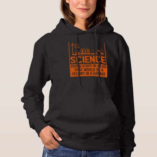 Wissenschaft macht Stuff Hoodie (Vorderseite)