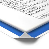 Wissenschaft, Metalle und Nichtmetalle Poster (Ecke)