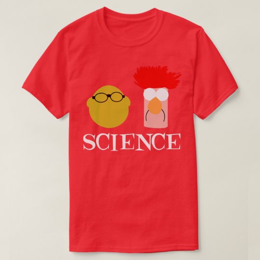 Wissenschaft mit Bunsen und Beaker T-Shirt (Design vorne)
