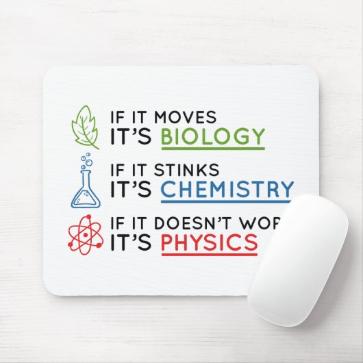 Wissenschaft Mousepad (Mit Mouse)