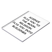 Wissenschaft Notizblock (Linke Seite)