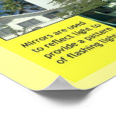 Wissenschaft, Physik, Leuchtturm Poster (Ecke)