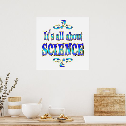WISSENSCHAFT POSTER (Küche)