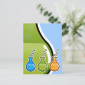 Wissenschaft Postkarte (Stehend Vorderseite)