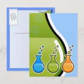 Wissenschaft Postkarte (Vorne/Hinten)