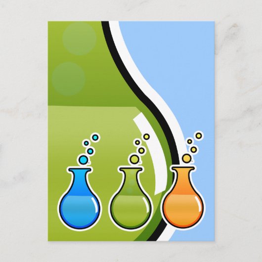 Wissenschaft Postkarte (Vorderseite)