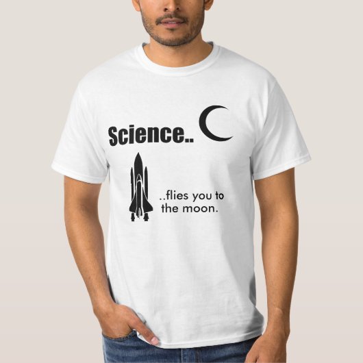 Wissenschaft/Religion fliegt Sie. Shirt (Vorderseite)