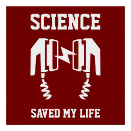 Wissenschaft Rettete mein Leben Poster