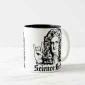 Wissenschaft Sir-Isaac Newton schaukelt Tassen (VorderseiteRechts)
