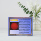 Wissenschaft, Sonnensystem, Beginn Postkarte (Stehend Vorderseite)