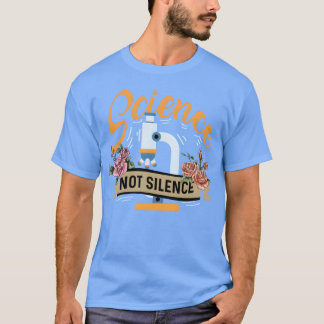 Wissenschaft statt Schweigen Medizin-Student Gesch T-Shirt