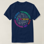 Wissenschaft, Technik, Technik, Kunst und Mathemat T-Shirt (Design vorne)