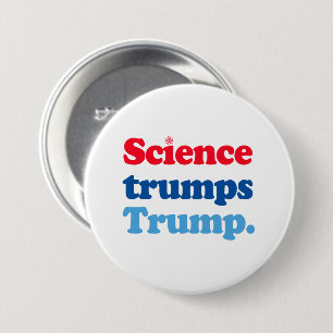 Wissenschaft trumpiert Trump Button
