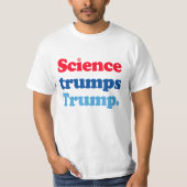Wissenschaft trumpiert Trump T-Shirt (Vorderseite)