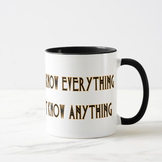 Wissenschaft und Religion Tasse (Rechts)