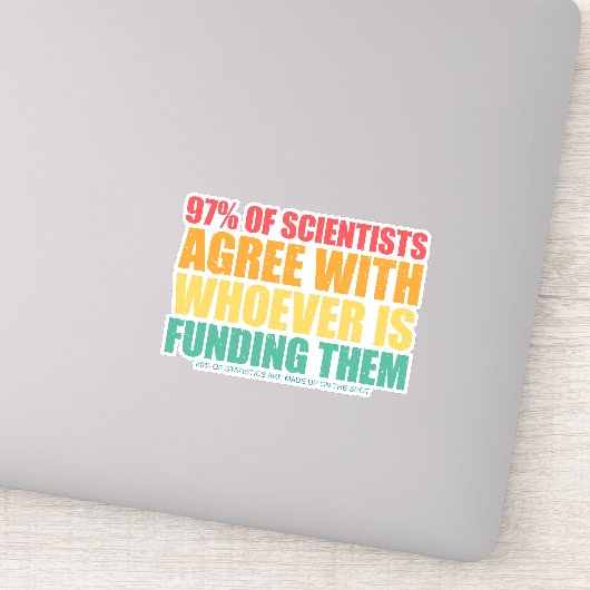 Wissenschaft und Statistik Aufkleber (Detail)