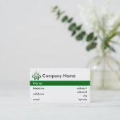 Wissenschaft und Technik-Visitenkarte-Entwurf Visitenkarte (Stehend Vorderseite)