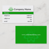 Wissenschaft und Technik-Visitenkarte-Entwurf Visitenkarte (Vorne/Hinten)