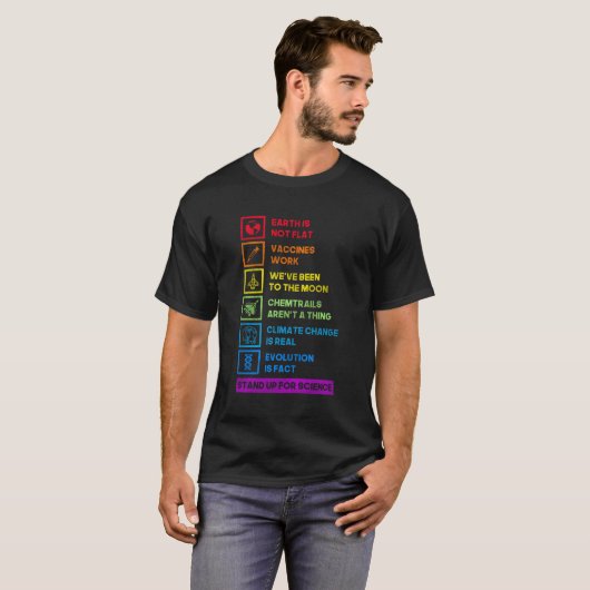 Wissenschaft und Wissenschaft T-Shirt (Vorne ganz)
