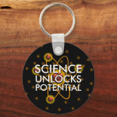 WISSENSCHAFT UNLOCKIERT POTENZIAL SCHLÜSSELANHÄNGER (Rückseite)