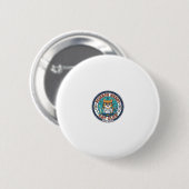 Wissenschaft Verrückte Katze Katzenmutter Geschenk Button (Vorne & Hinten)