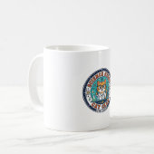 Wissenschaft Verrückte Katze Katzenmutter Geschenk Kaffeetasse (Vorderseite Links)
