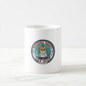 Wissenschaft Verrückte Katze Katzenmutter Geschenk Kaffeetasse (Mittel)