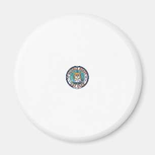 Wissenschaft Verrückte Katze Katzenmutter Geschenk Magnet