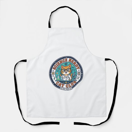 Wissenschaft Verrückte Katze Katzenmutter Geschenk Schürze (Vorderseite)