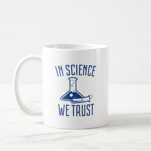 Wissenschaft Vertrauen Kaffeetasse (Links)