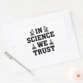 Wissenschaft Vertrauen Rechteckiger Aufkleber (Umschlag)