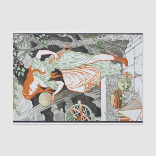 Wissenschaft von Eugene Grasset Seidenpapier (Vorderseite)