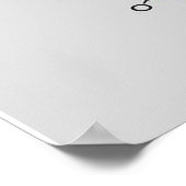 Wissenschaft von Honig und Bienen| Geschenk für Bi Poster (Ecke)