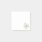 WISSENSCHAFT WÄHLT Funny Zitat Post-it Klebezettel (Vorderseite)