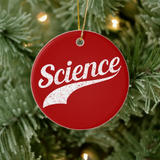 Wissenschaft - Wahrer Glaube Keramik Ornament (Baum)