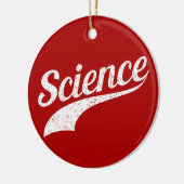 Wissenschaft - Wahrer Glaube Keramik Ornament (Links)