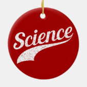 Wissenschaft - Wahrer Glaube Keramik Ornament (Hinten)